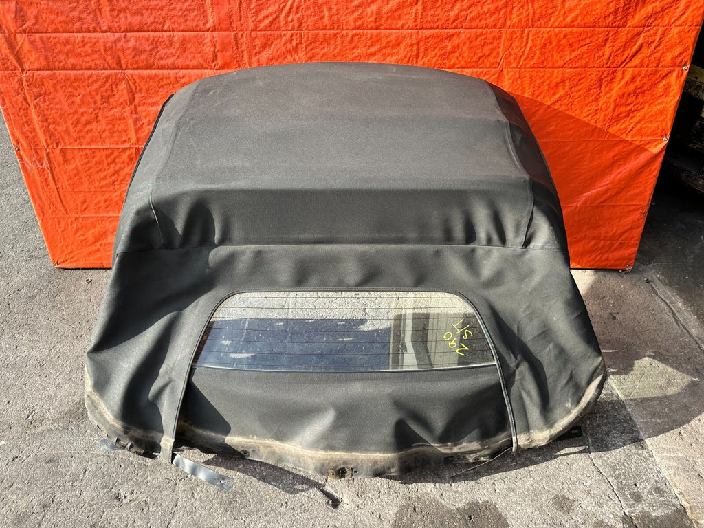 00 09 HONDA S2000   SOFT TOP CONVERTIBLE TOP W/ REAR GLASS AND MOUNTING FRAME0