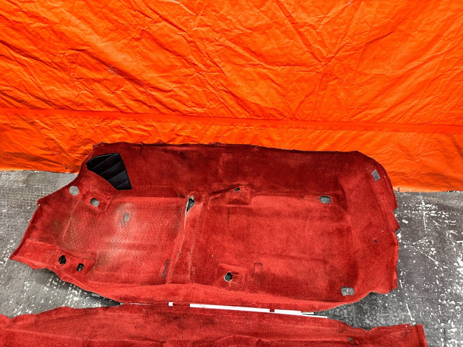 00-09 HONDA S2000 CONV 2.0L 2.2L F20C RED FLOOR CARPET MATS LEFT RIGHT OEM #S2K4