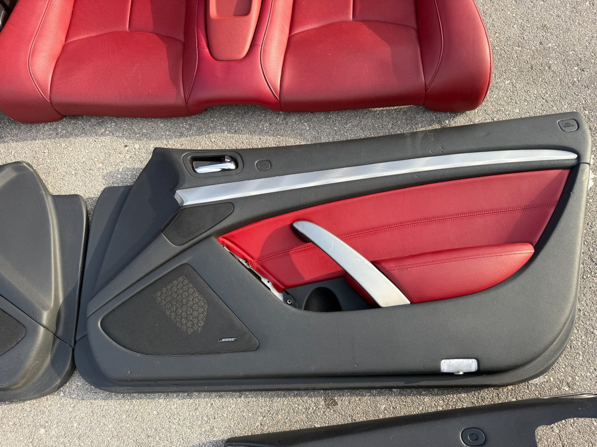 INFINITI G37 Q60 CONVERTIBLE IPL EDITION FRONT SEATS REAR SEATS DOOR PANELS OEM15