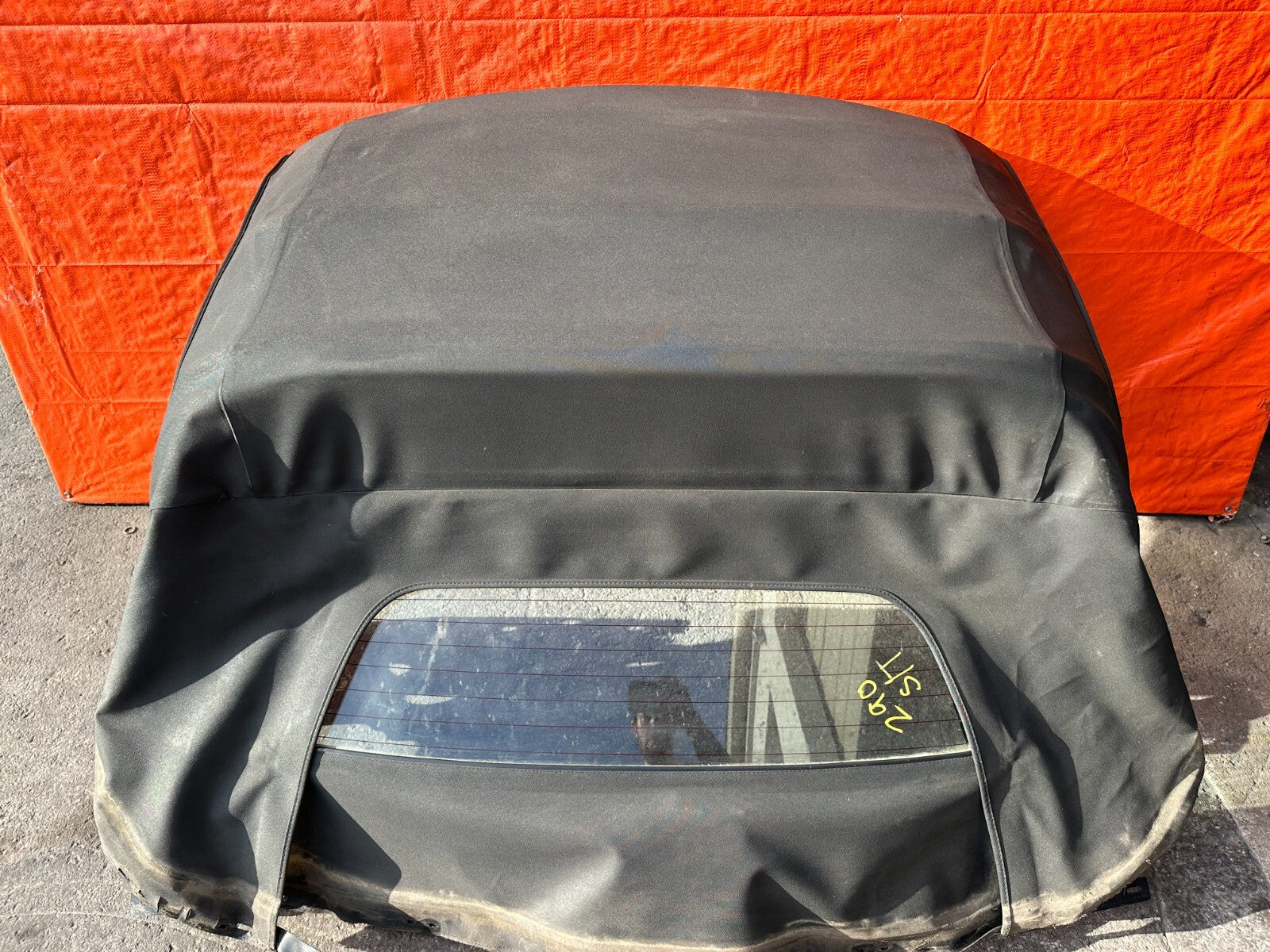00 09 HONDA S2000   SOFT TOP CONVERTIBLE TOP W/ REAR GLASS AND MOUNTING FRAME7
