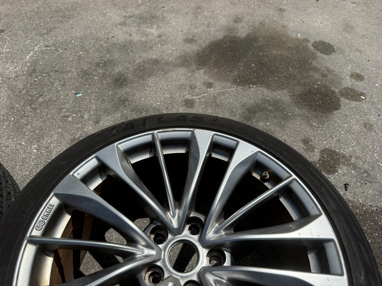08 15 INFINITI G37 & Q60 SPORT MODEL 19 INCH 15 SPOKE ENKEI WHEELS RIMS OEM 32816