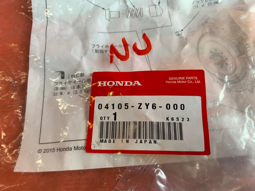 2003 03 ACURA RSX TYPE S   Honda 04105 ZY6 000   WASHER KIT (150)3