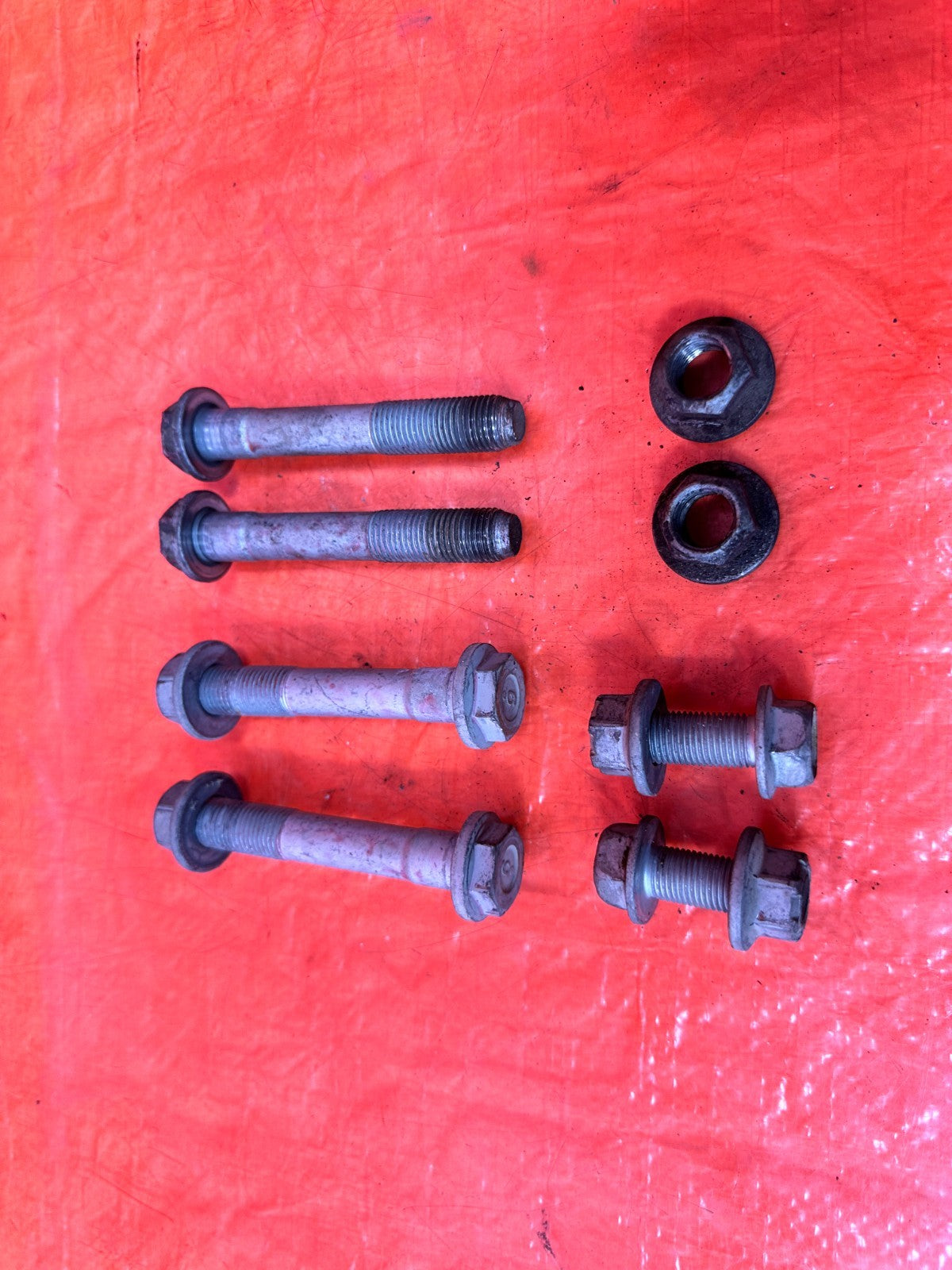 14 15 INFINITI Q50 3.7L   POWER STEERING RACK BOLTS BRACKETS HARDWARE OEM 3131