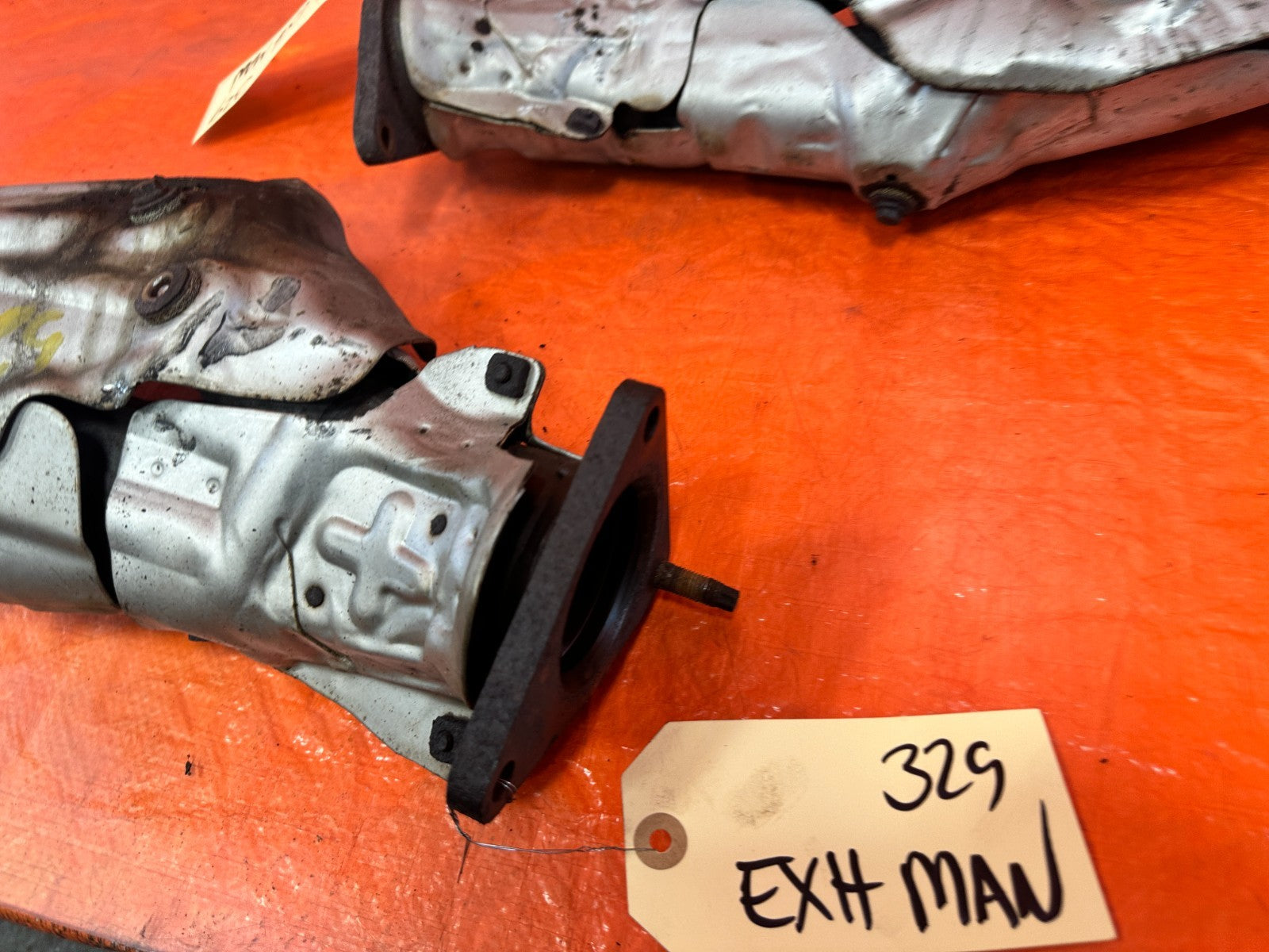 08 15 INFINITI G37 Q60 3.7L EXHAUST MANIFOLDS HEADERS LEFT RIGHT SET #3292