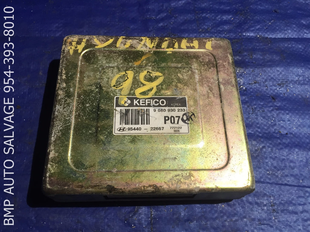 OEM 1998 HYUNDAI ACCENT TRANSMISSION COMPUTER 95440 22720 TCM #1112 #B54Y0