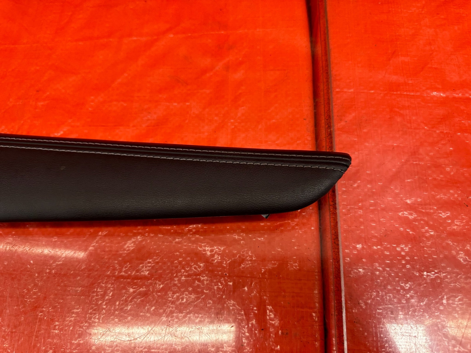 14 17 INFINITI Q50   SHIFTER CONSOLE TRIM LEFT LOWER COVER KNEE PAD   OEM #1854