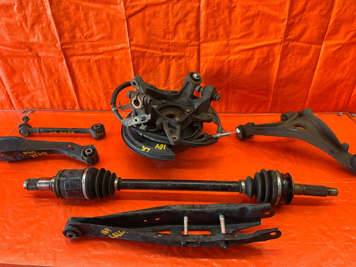13-16 SCION FRS - DRIVER LEFT REAR SPINDLE KNUCKLE HUB W/ ALL CONTROL ARMS OEM18