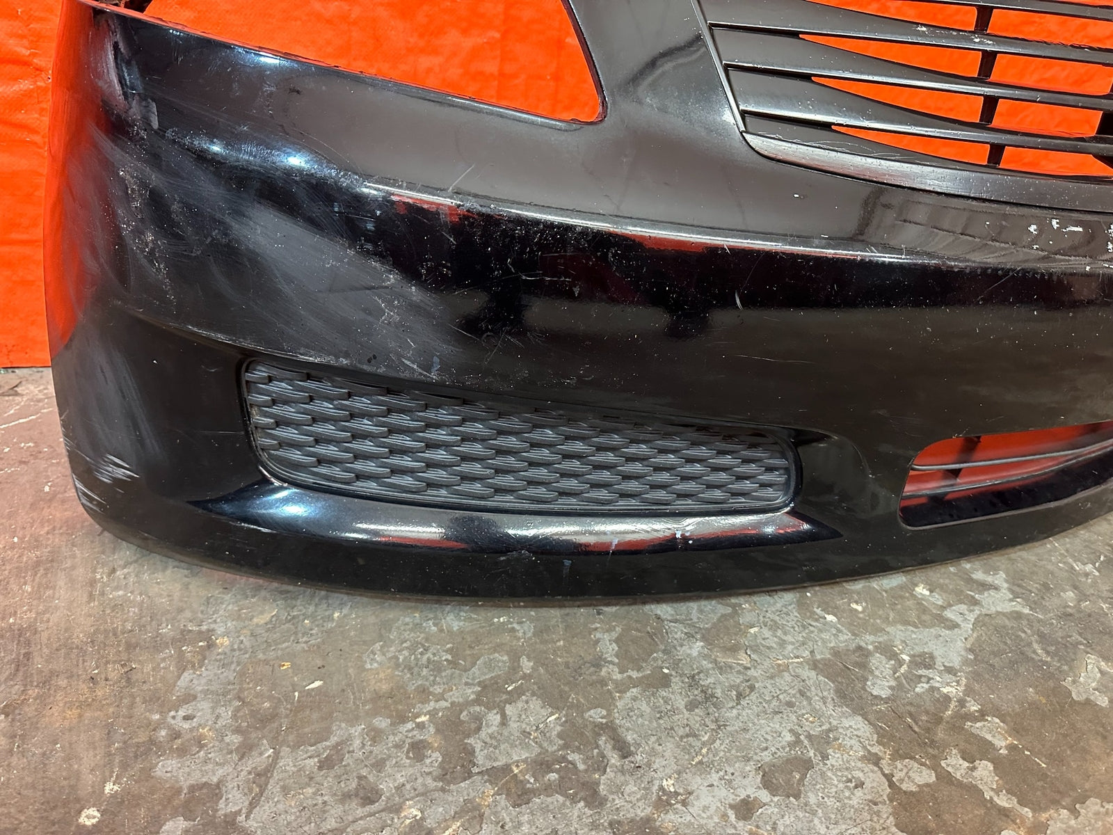 07 09 INFINITI G35 G37 SEDAN   FRONT BUMPER W/ UPPER & LOWER GRILLE   NON SPORT10