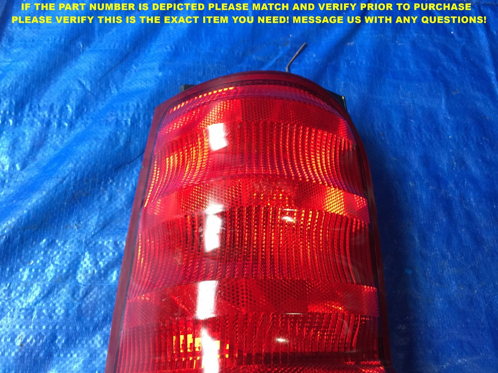 OEM 2001 2002 2003 01 02 03 FORD EXPLORER PASSENGER RIGHT TAIL LIGHT 7B3