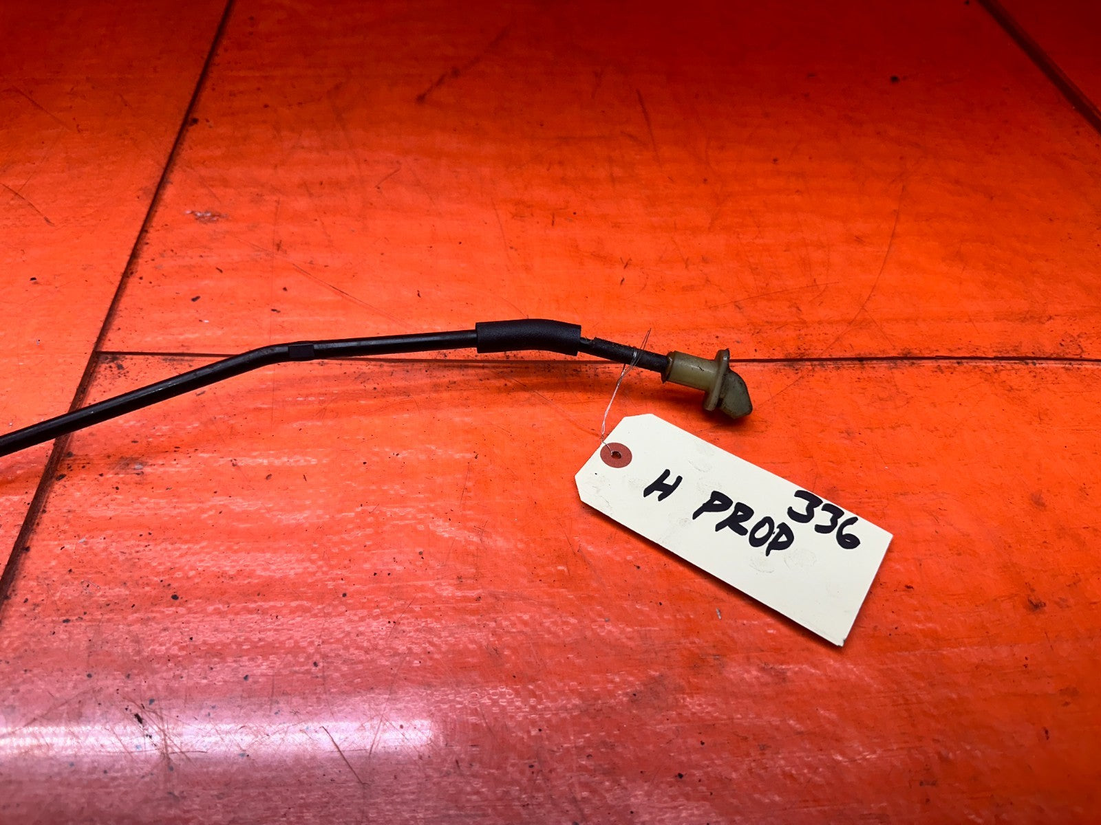 97 01 HONDA PRELUDE 2.2L ENGINE HOOD BONNET PROP ROD SUPPORT ARM STICK OEM #3364