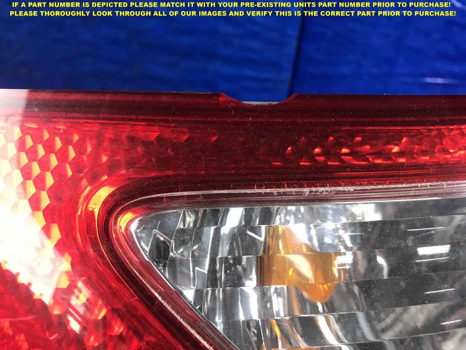 OEM 2006 2007 2008 HONDA CIVIC 2 DOOR COUPE ONLY DRIVER LEFT TAIL LIGHT FLAW1