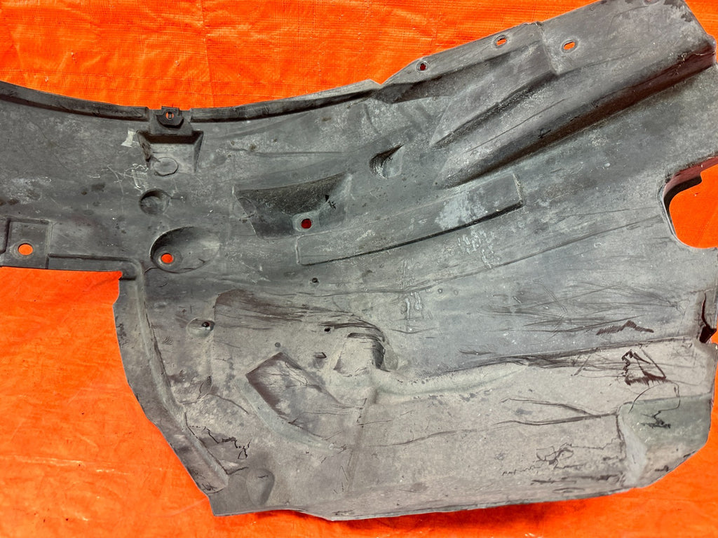 14 23 INFINITI Q50   DRIVER LEFT FRONT FENDER LINER REAR PORTION   OEM 314 14