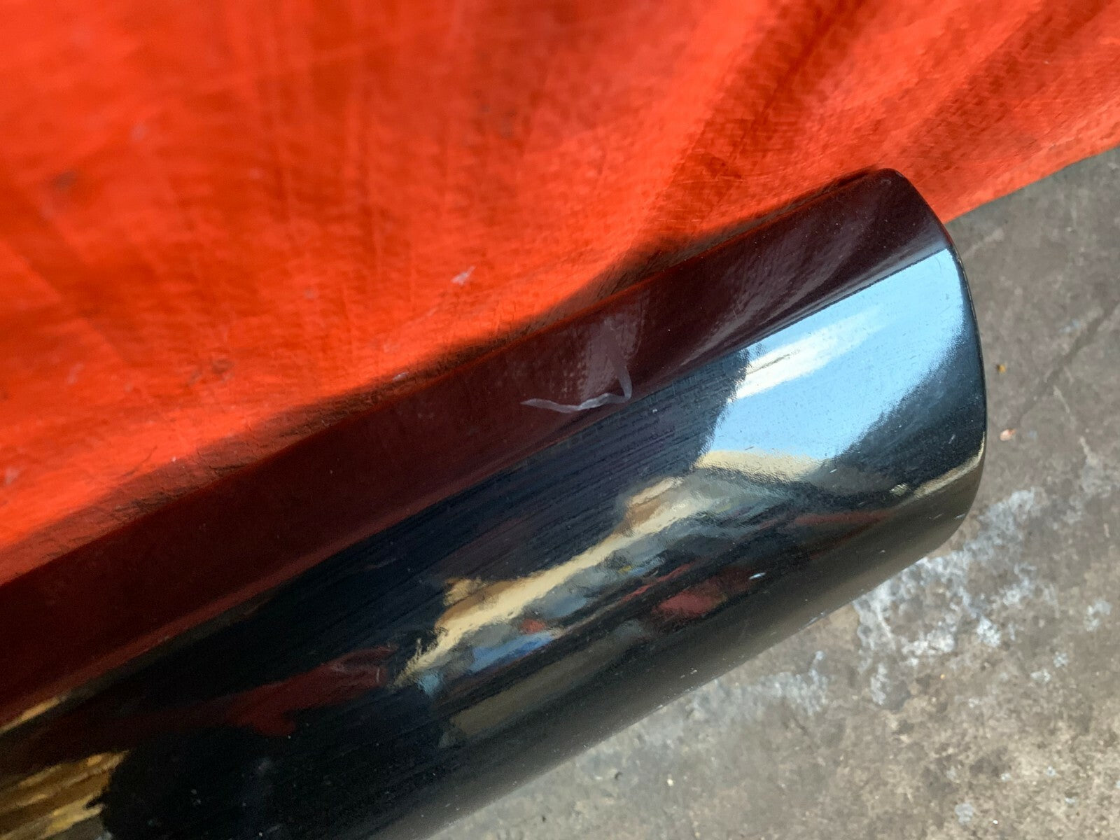 OEM 1994 94 HONDA DEL SOL   DRIVER LEFT SIDE SKIRT ROCKER PANEL   BLACK COLOR4
