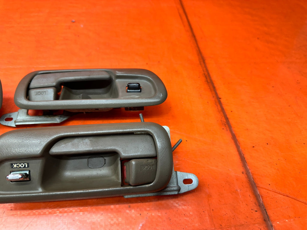 94-01 ACURA INTEGRA 4D 1.8L INSIDE INTERIOR DOOR HANDLE SET OF 4 OEM #3414