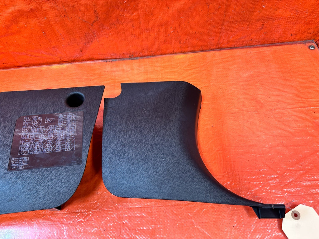 18 22 HONDA ACCORD 1.5L   LEFT AND RIGHT INTERIOR KICK PANELS   BLACK   OEM #3245