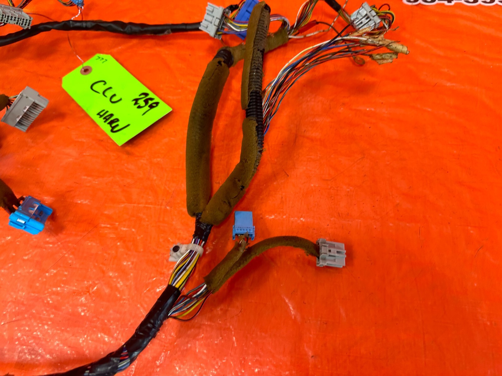 97 98 HONDA PRELUDE   INSTRUMENT GAUGE CLUSTER WIRING HARNESS WIRE LOOM OEM 2596