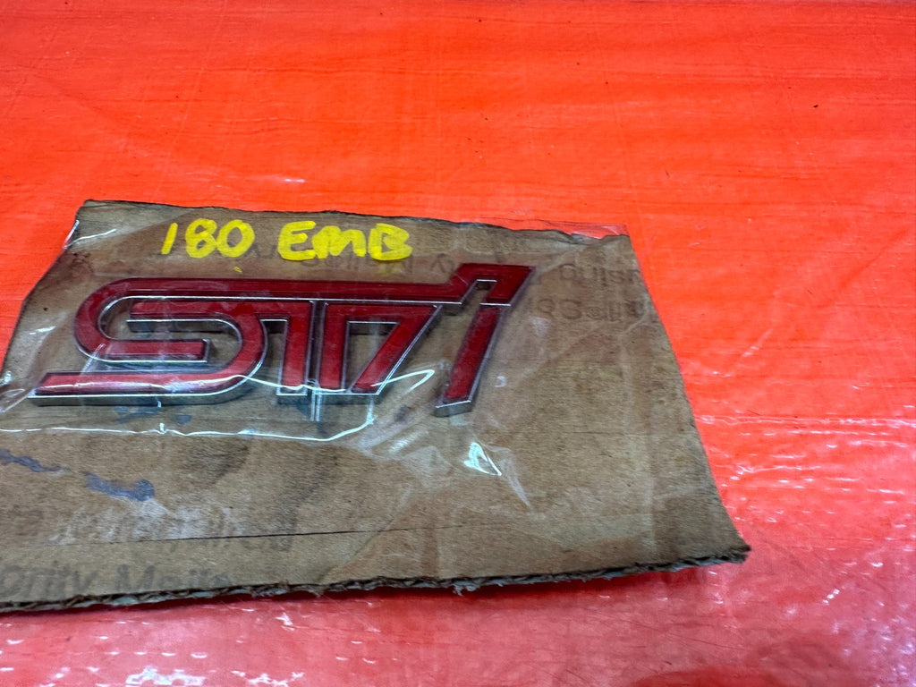 15 21 SUBARU WRX & STI   TRUNK BADGE EMBLEM INSIGNIA ORNAMENT OEM FACTORY #180 16