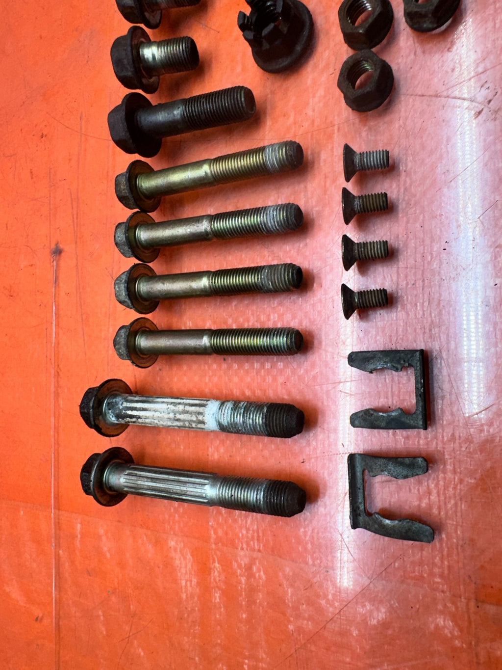 97 01 HONDA PRELUDE 2.2L FRONT UPPER LOWER CONTROL ARM BOLTS HARDWARE OEM #3356