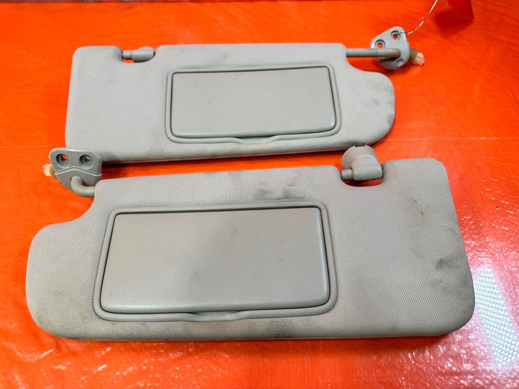 14 20 INFINITI Q50   LEFT AND RIGHT SUN VISORS PAIR SET   OEM FACTORY OE #19Q10