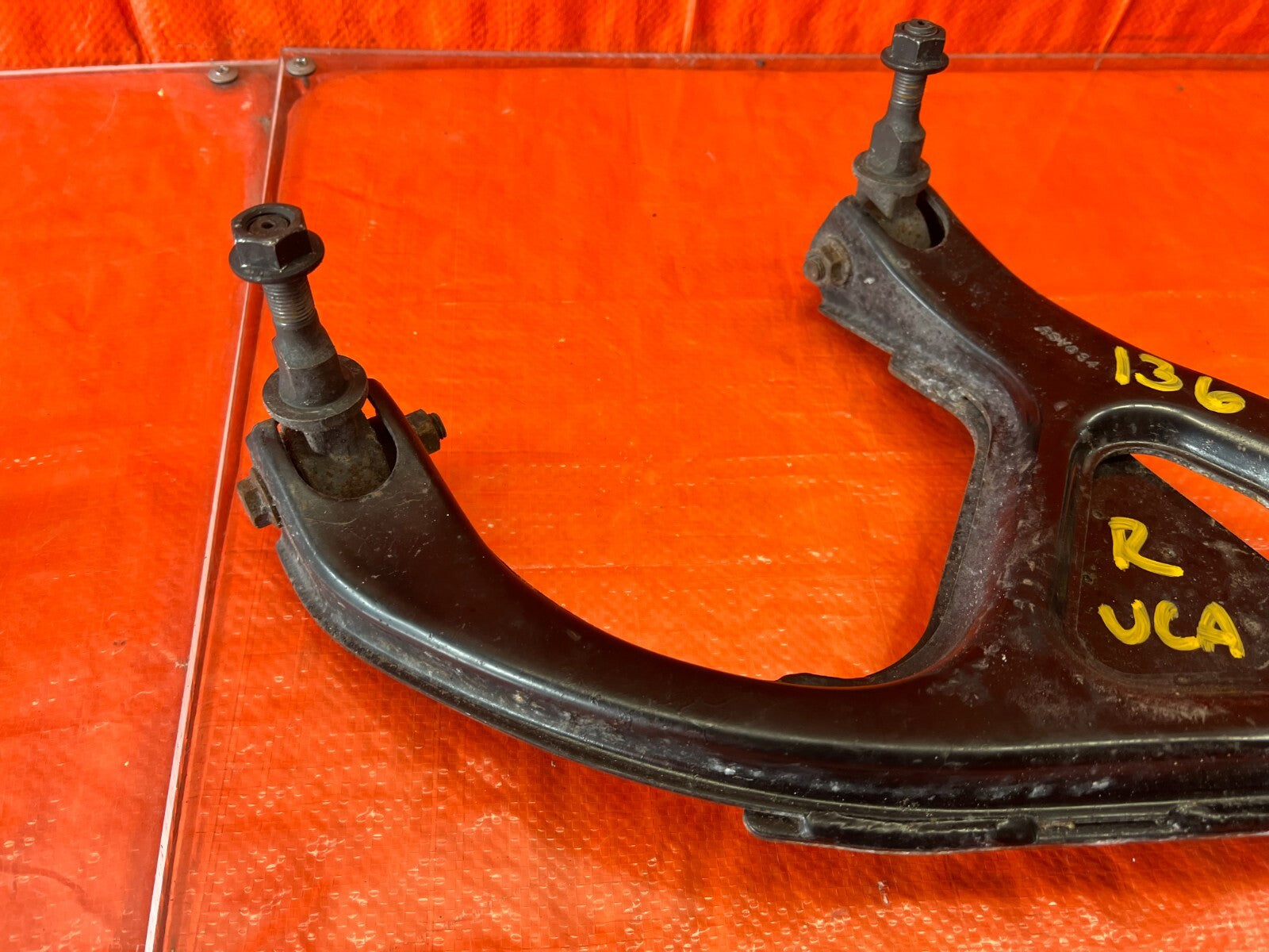97 01 HONDA PRELUDE   PASSENGER RIGHT REAR   UPPER CONTROL ARM   OEM FACTORY 1366