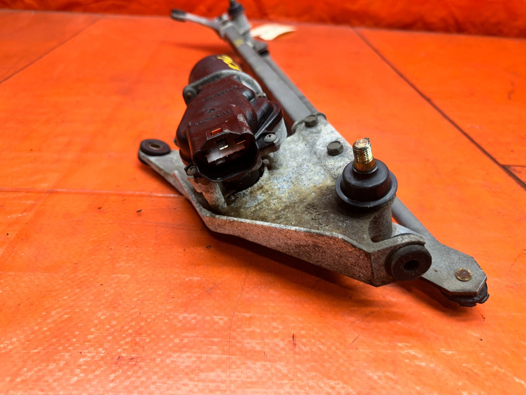 97 01 HONDA PRELUDE 2.2L FRONT WINDSHIELD WIPER MOTOR LINKAGE TRANSMISSION #3367