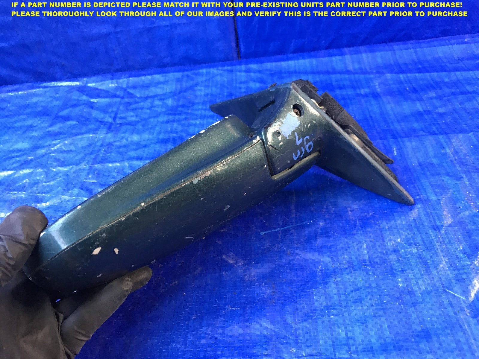 OEM 1990 1991 1992 1993 HONDA ACCORD DRIVER LEFT SIDE VIEW MIRROR  4