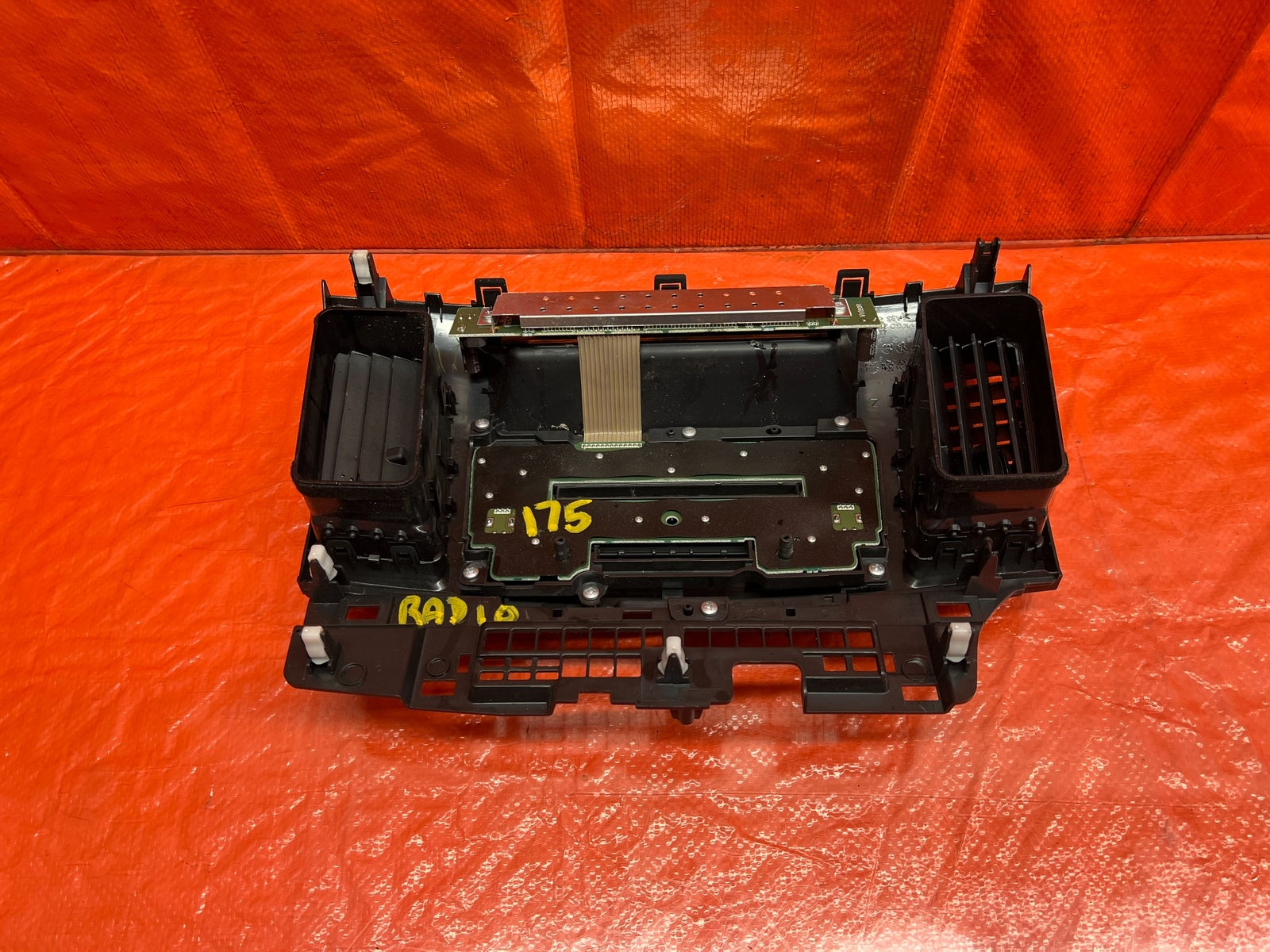 12 13 LANCER EVOLUTION X EVO 10   5 SPEED   RADIO STEREO FACE PLATE   OEM #17714