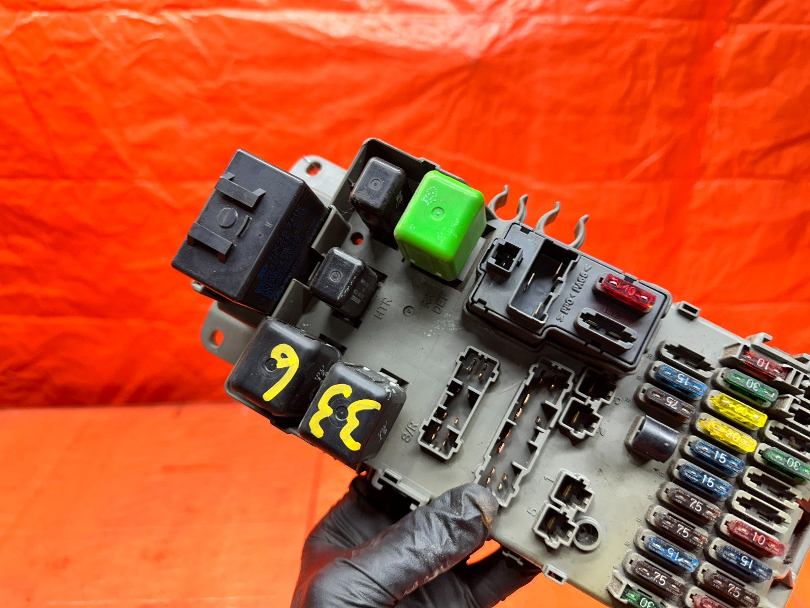 97 01 HONDA PRELUDE 2.2L INTERIOR CABIN UNDER DASH RELAY FUSE BOX BLOCK #3367