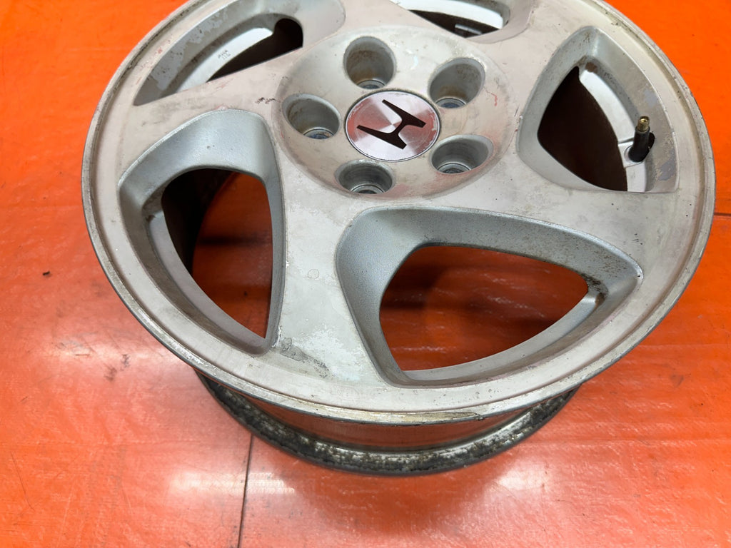 97-01 HONDA PRELUDE 2D 2.2L H22A4 SINGLE OEM ALLOY WHEEL RIM 16X6.5" OEM #LUDE4