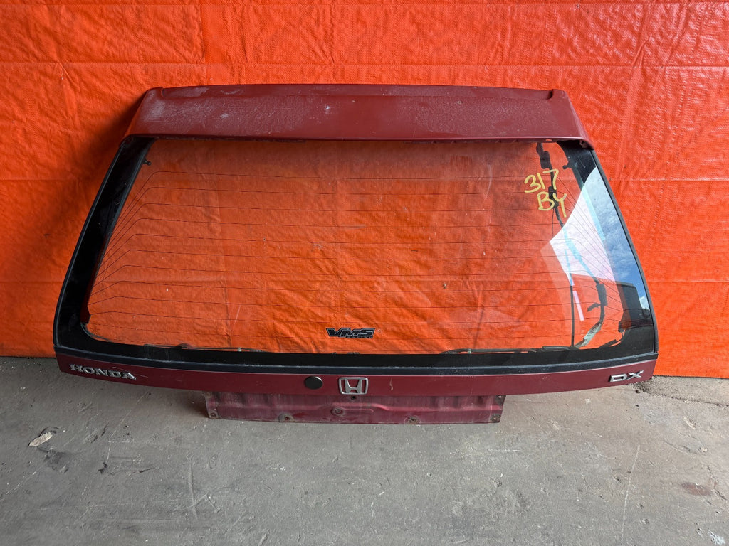 90 91 HONDA CIVIC HATCHBACK   TRUNK REAR DECK LID TAIL GATE HATCH LATCH OEM 3177