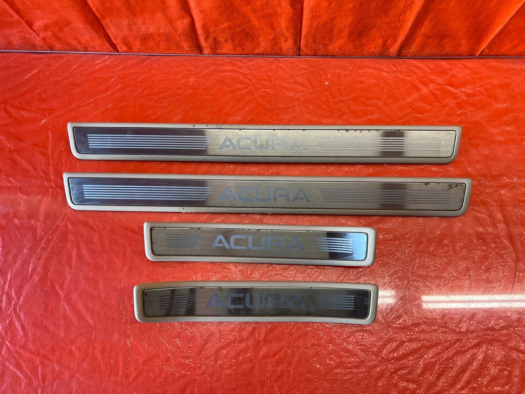 09 14 ACURA TSX   FLOOR PILLAR SCUFF PLATE SET LEFT RIGHT FRONT REAR   OEM #1580