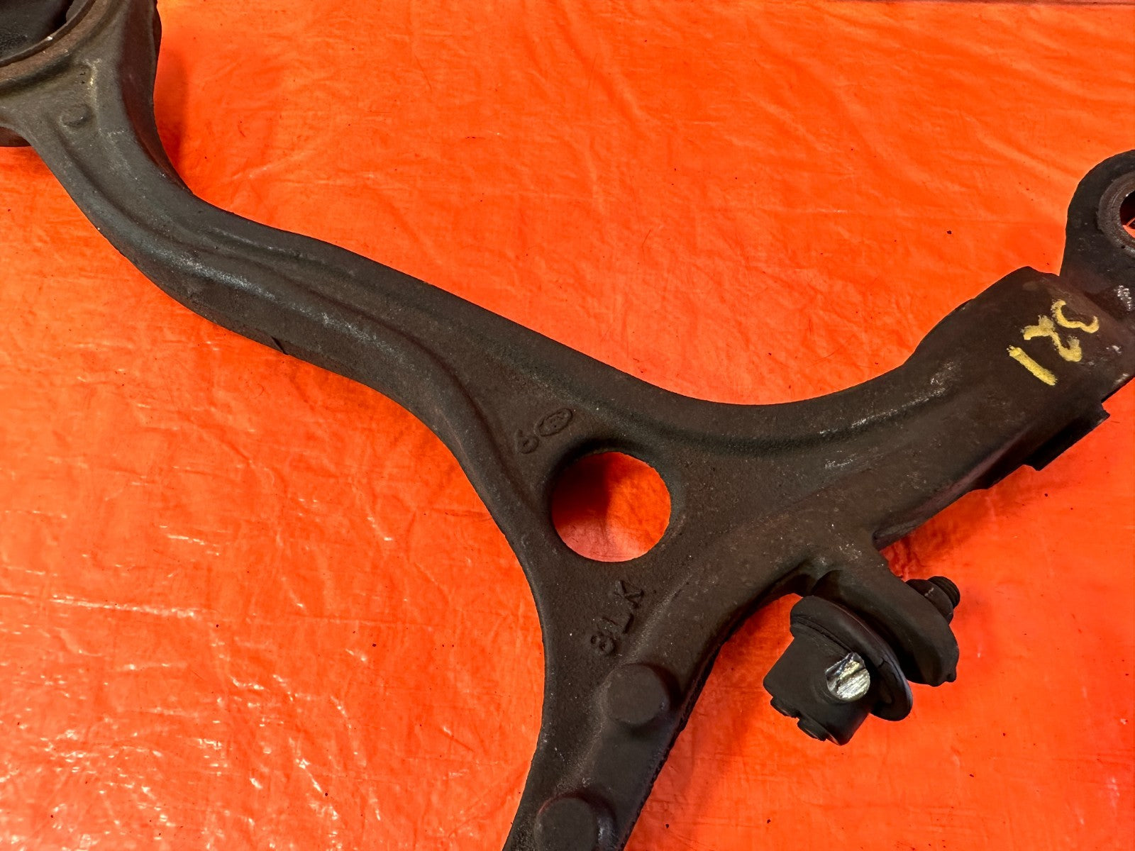 09 14 ACURA TSX RIGHT FRONT SPINDLE KNUCKLE HUB UPPER LOWER CONTROL ARM OEM 32320