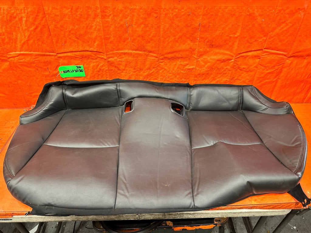 14 23 INFINITI Q50   REAR LOWERR SEAT SKIN COVER FABRIC LEATHER   OEM 3160