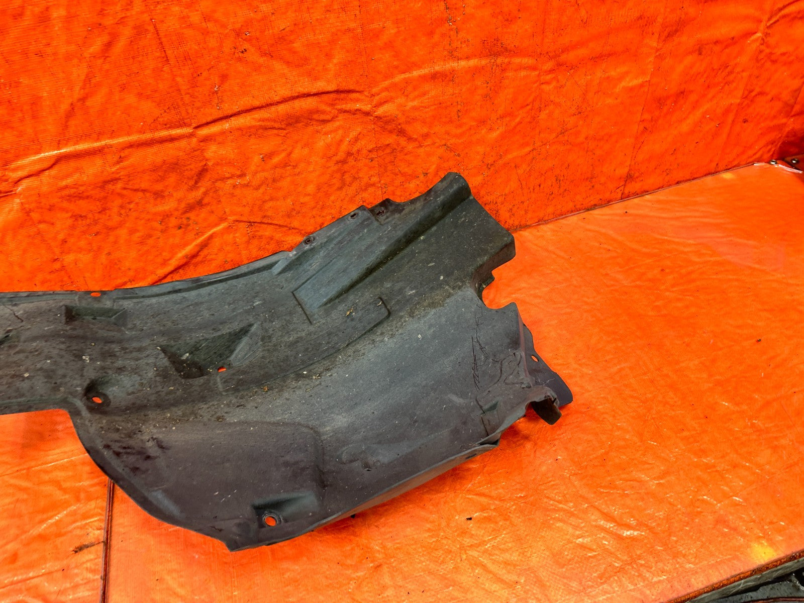 08 15 INFINITI G37 Q60 LEFT DRIVER FRONT FENDER REAR SPLASH SHIELD OEM #3299