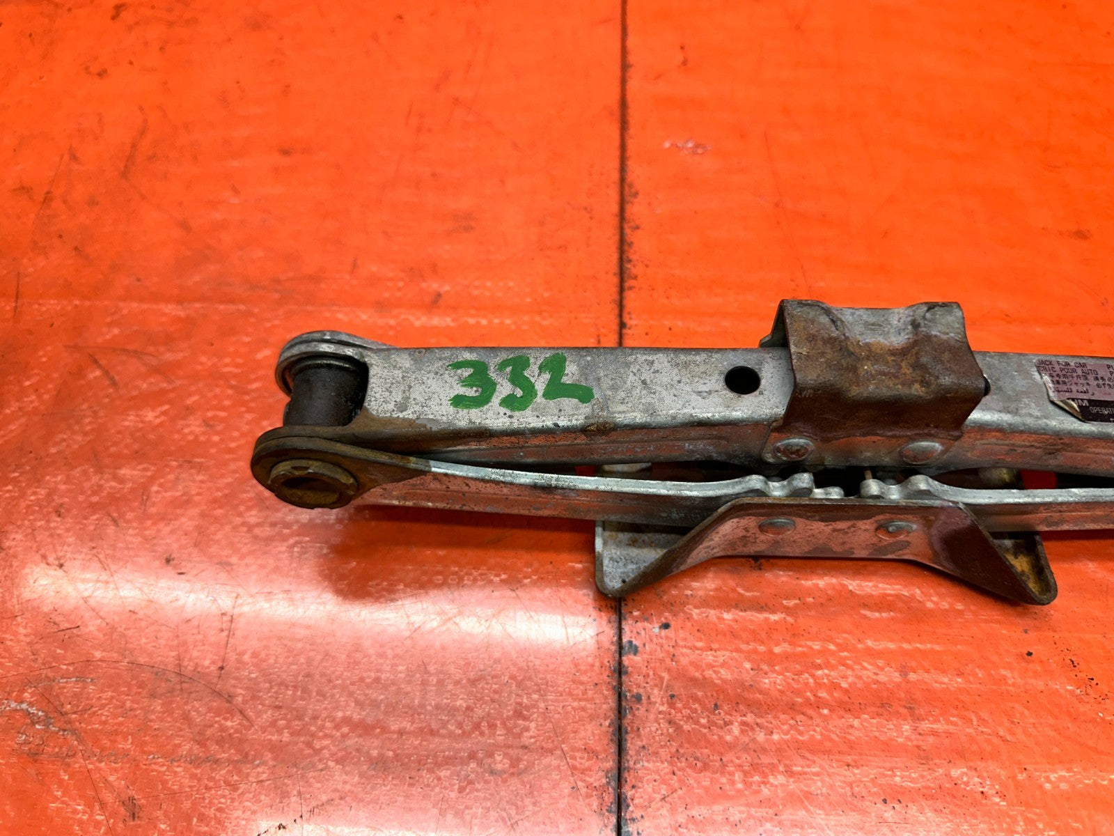 92 96 HONDA PRELUDE FACTORY SPARE TIRE SCISSOR JACK OEM #3326
