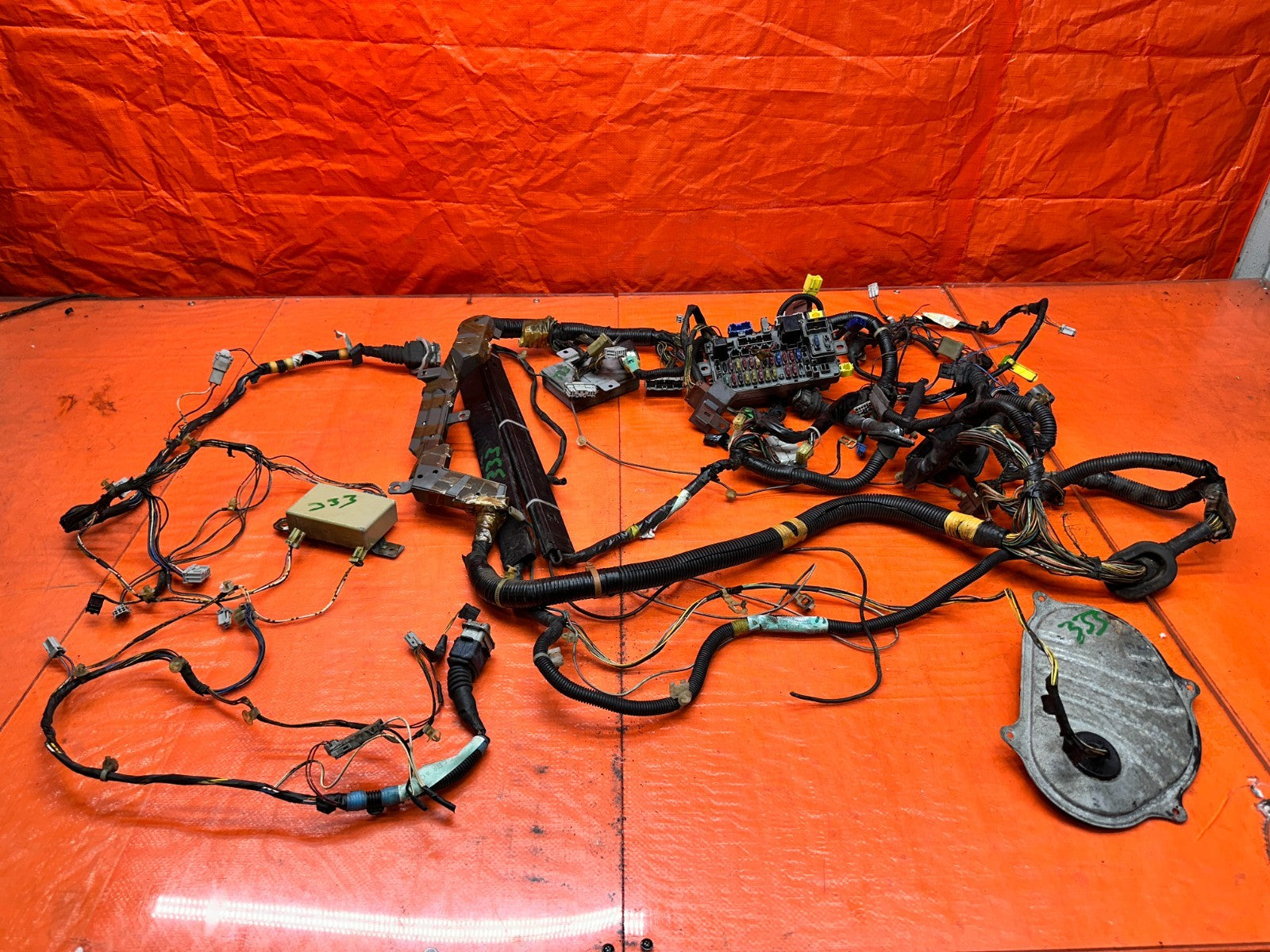 92 95 HONDA CIVIC 2D   POWER DOOR WINDOW CONVERSION HARNESS FLOOR DOORX2 CABIN0