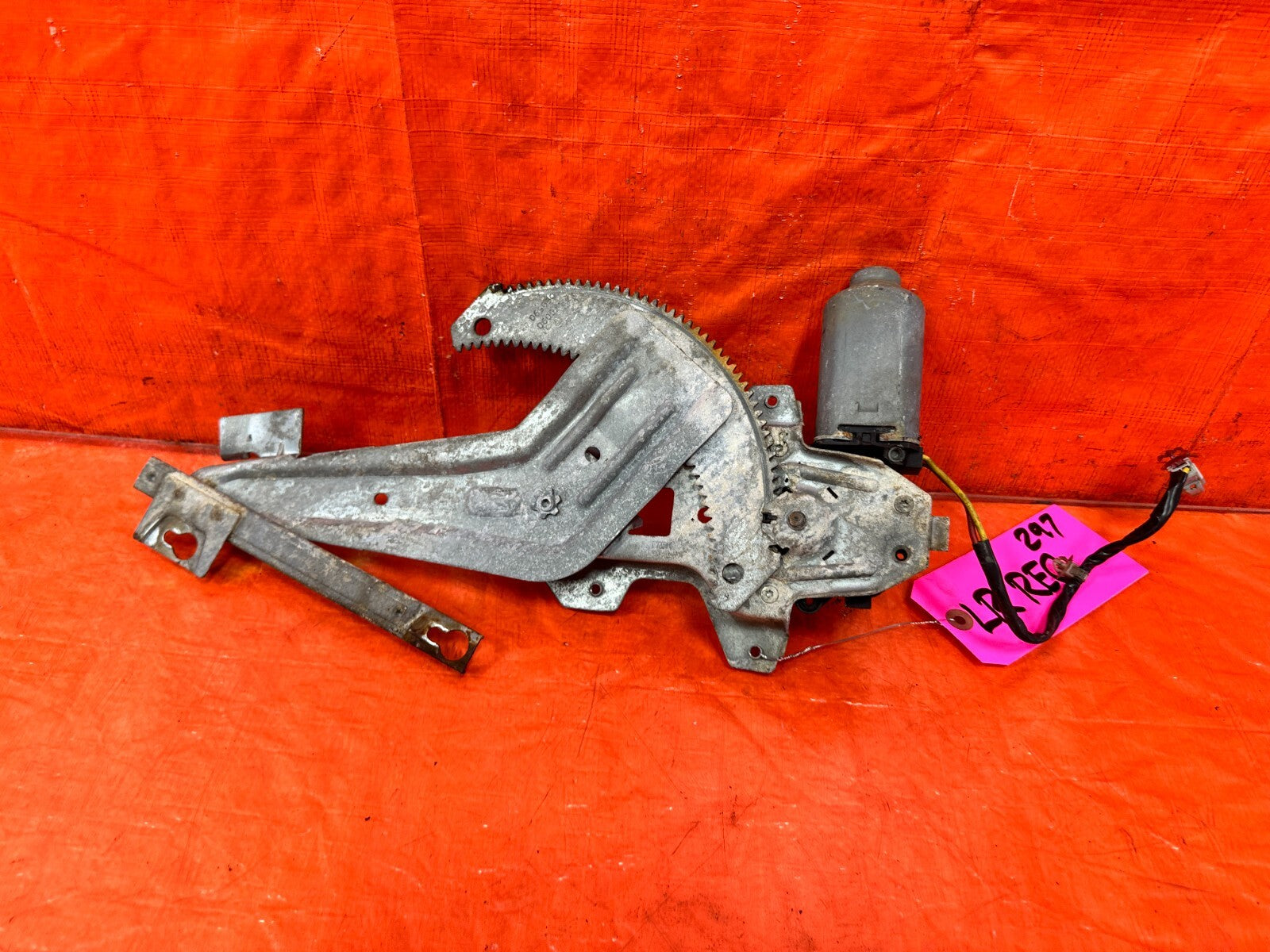 96 00 HONDA CIVIC 4D SEDAN DRIVER LEFT REAR WINDOW REGULATOR MOTOR OEM #2974