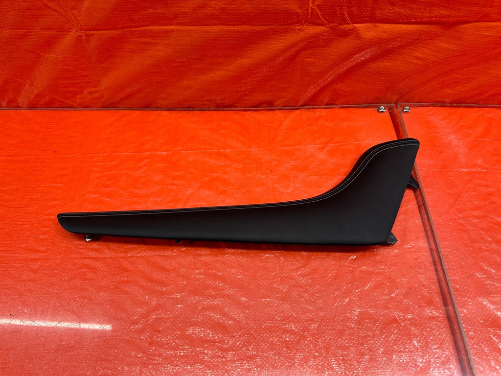 14 17 INFINITI Q50   SHIFTER CONSOLE TRIM RIGHT LOWER COVER KNEE PAD   OEM #1850