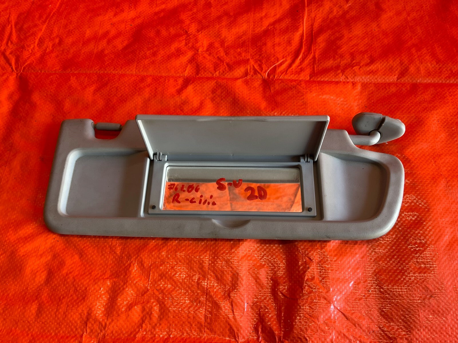 06 08 HONDA CIVIC   2.0L SI MODEL ONLY   PASSENGER RIGHT   SUN VISOR   OEM OE 8