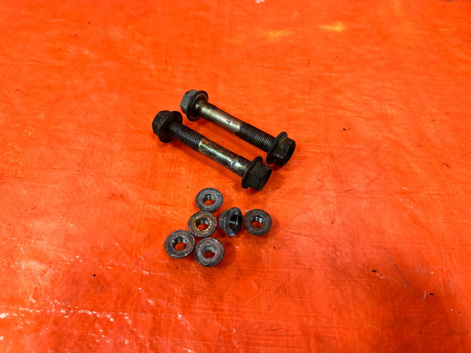 03 07 INFINITI G35 COUPE   FRONT SHOCK MOUNTING BOLT SET BOLTS HARDWARE OEM 2980