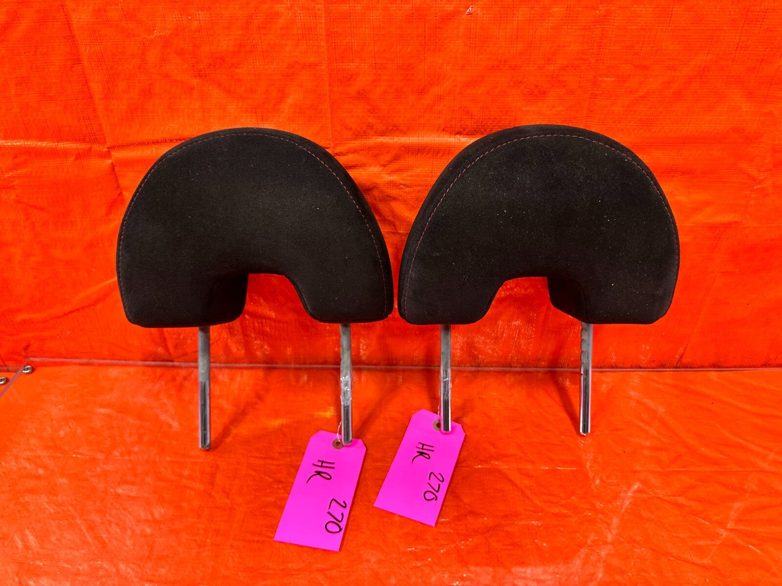 06 11 HONDA CIVIC SI   FRONT SEAT HEAD REST   LEFT & RIGHT   OEM FACTORY #2706