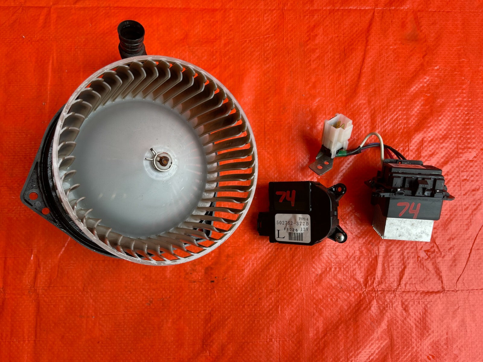 BLOWER MOTOR AND RESISTOR KIT   08 14 SUBARU WRX STI SEDAN AND WAGON OEM #740