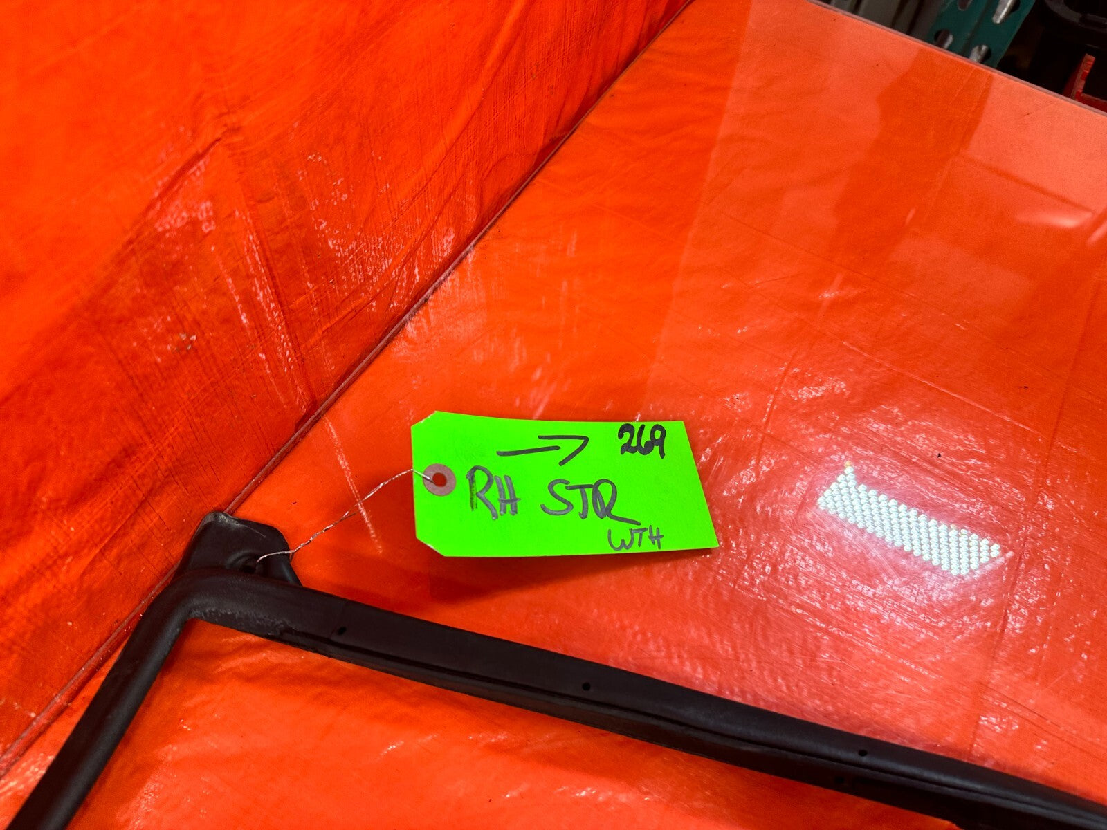 12 15 HONDA CIVIC SI 2D COUPE   PASSENGER RIGHT   DOOR WEATHER STRIP OEM #2699