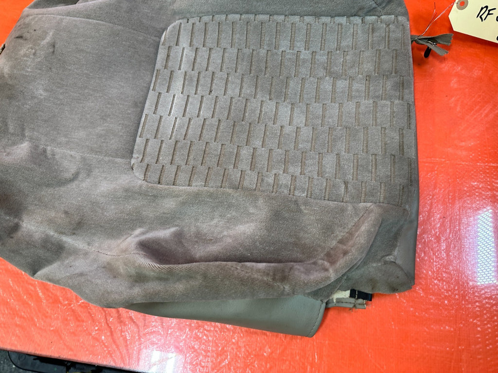 97 01 HONDA PRELUDE PASSENGER RIGHT FRONT UPPER SEAT SKIN WRAP  TAN OEM 3238