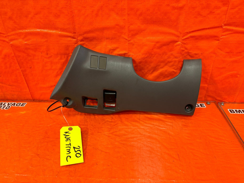 00 02 TOYOTA CELICA   KNEE TRIM UNDER STEERING COLUMN COVER   GRAY   OEM #2500