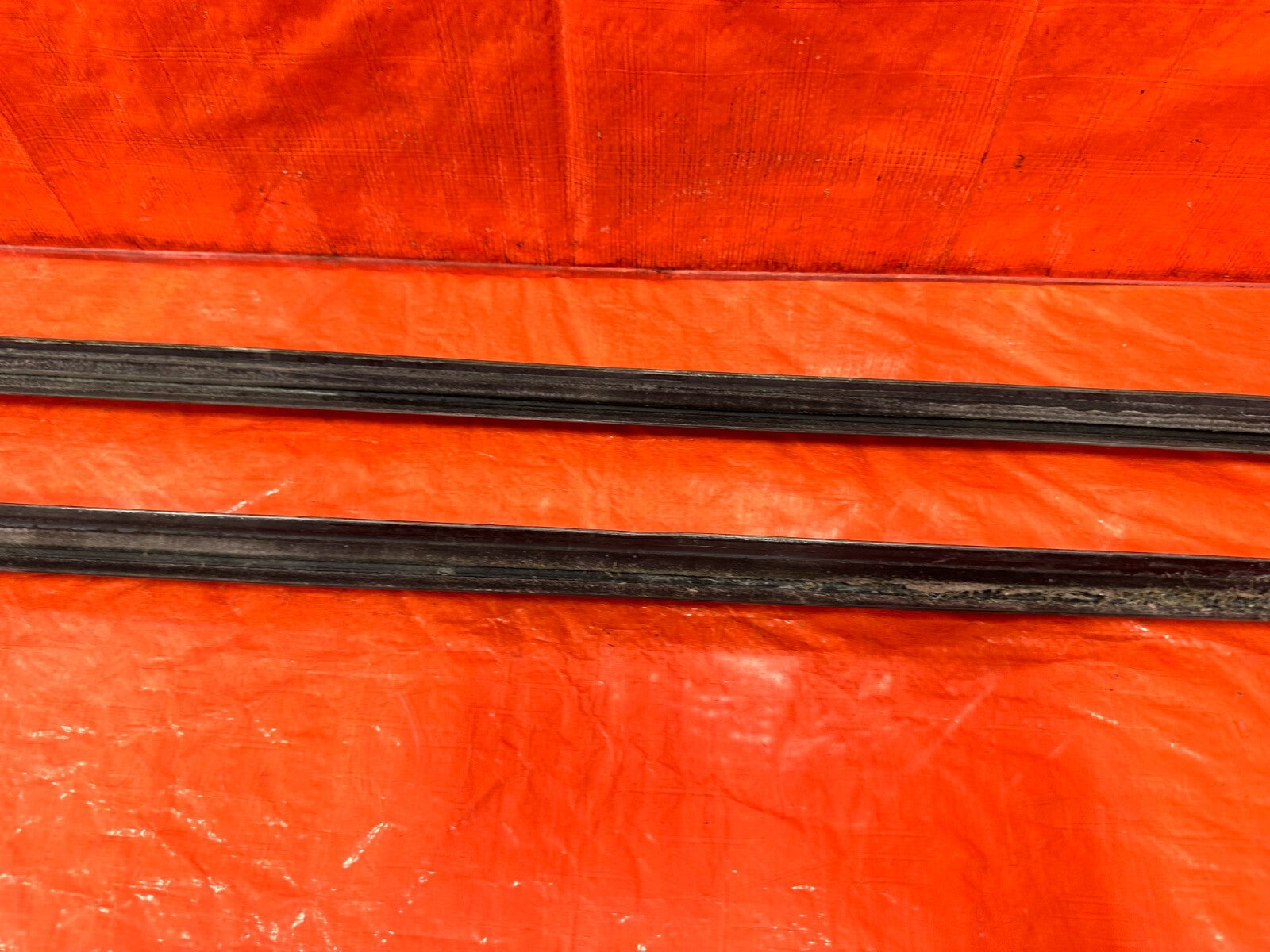 88 89 HONDA CRX   FRONT & REAR / LEFT & RIGHT EXTERIOR WINDOW GLASS TRIM OEM 2777
