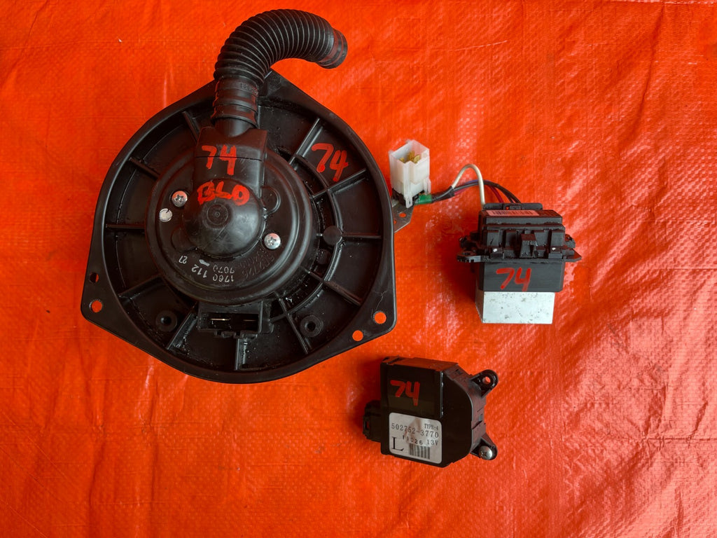 BLOWER MOTOR AND RESISTOR KIT   08 14 SUBARU WRX STI SEDAN AND WAGON OEM #743