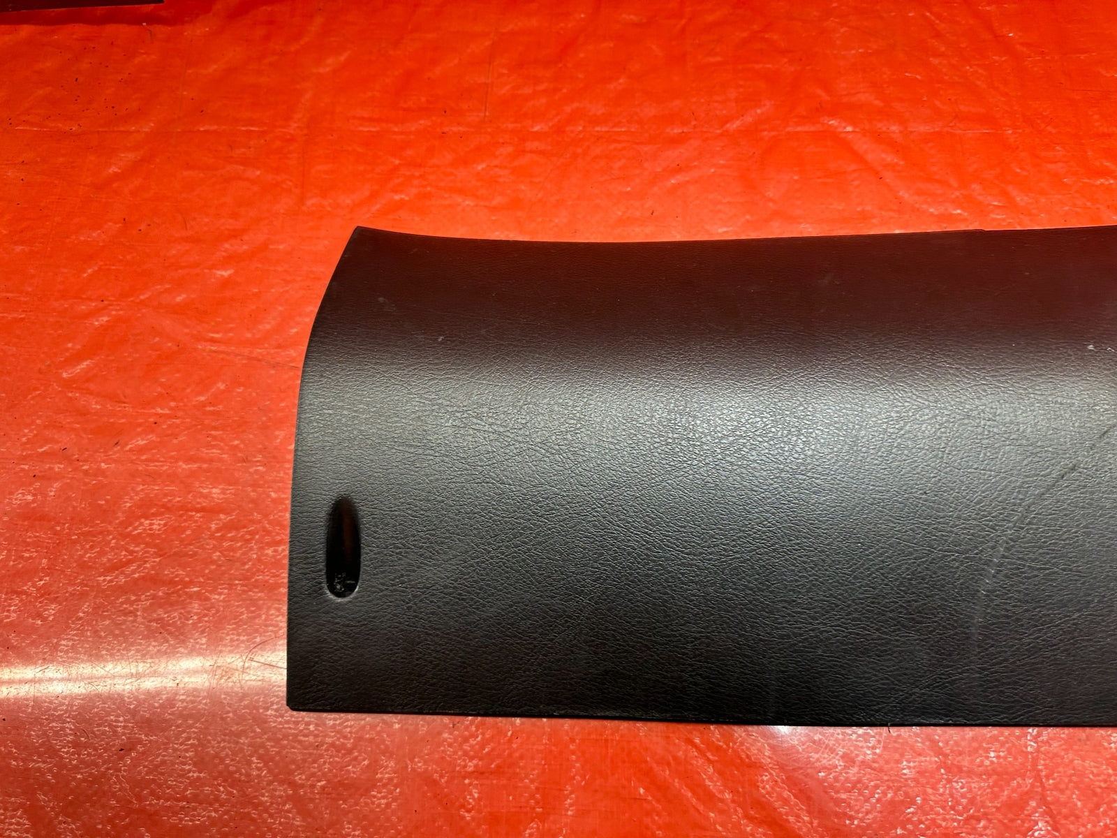 90 93 ACURA INTEGRA 2D   UNDER DASH BLOWER MOTOR COVER TRIM   BLACK   OEM #1897