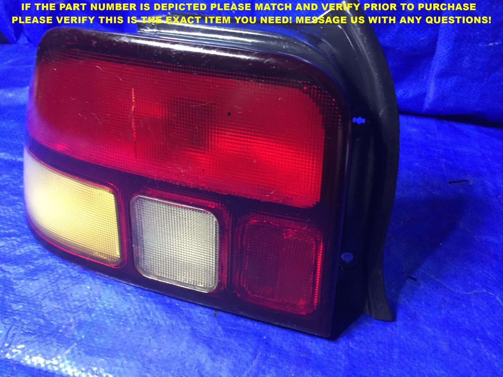 OEM 1994 1995 1996 FORD ASPIRE DRIVER LEFT TAIL LIGHT 94 95 96 L LH3