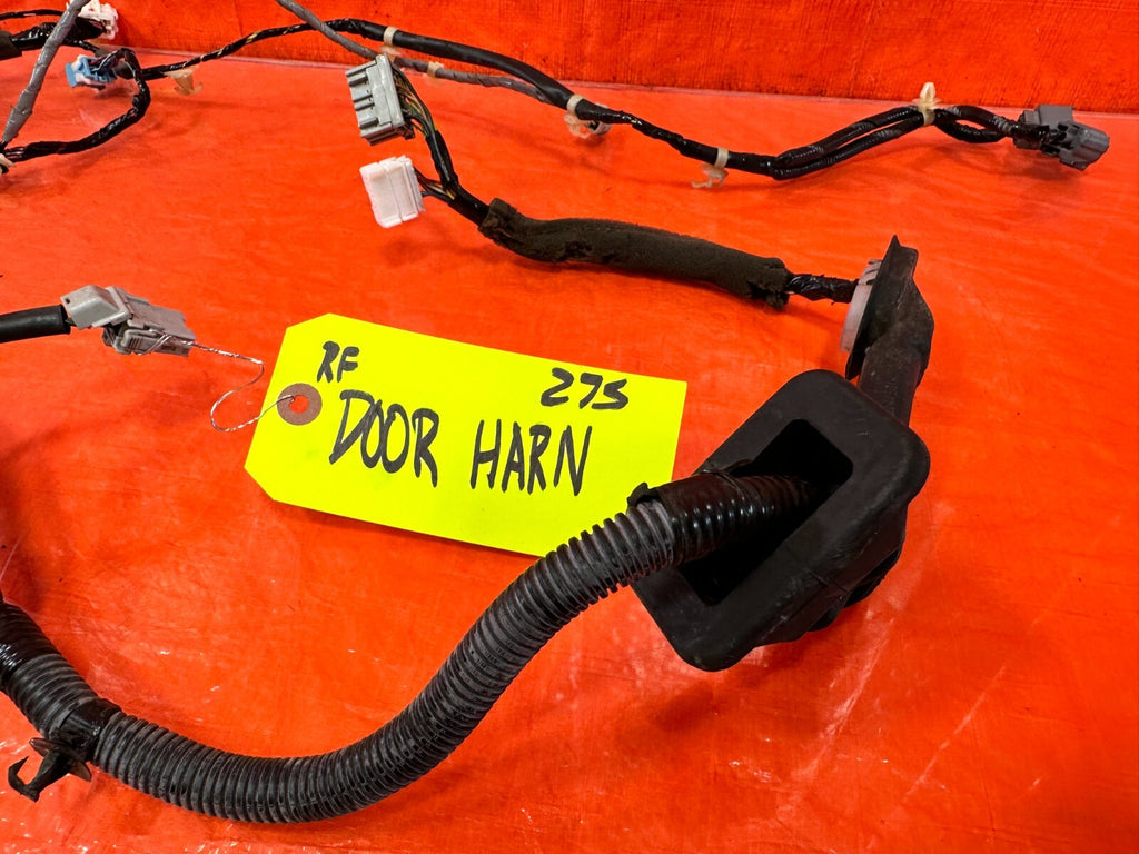 06 08 ACURA TSX   PASSENGER RIGHT FRONT DOOR WIRING HARNESS WIRE LOOM   OEM #27512